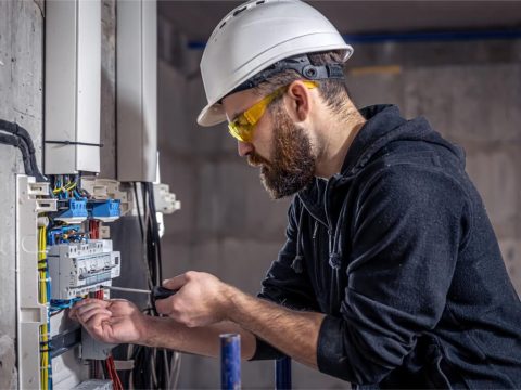 Installation panneau électrique